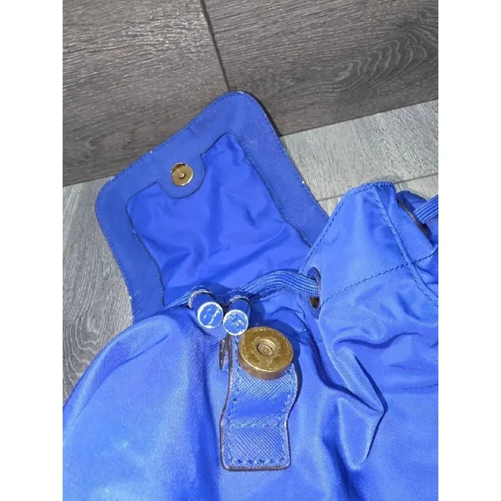 Tory Burch Scout Medium Nylon Backpack Royal Blue B0000667